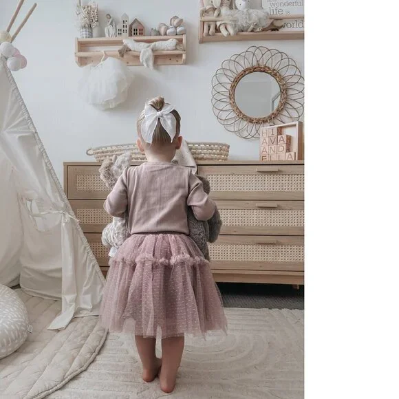 Jamie Kay Margot Tulle Tutu Skirt Dusky Rose 6-12M - Picture 4 of 10